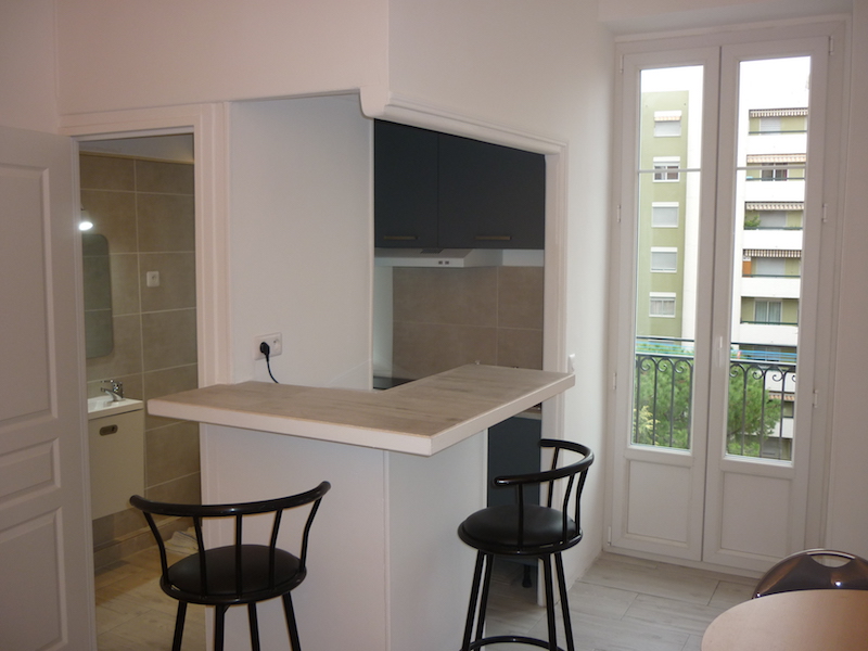 appartement studio après rénovation