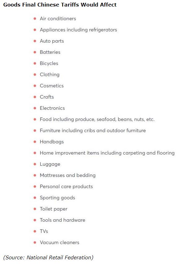 trade war stocks list