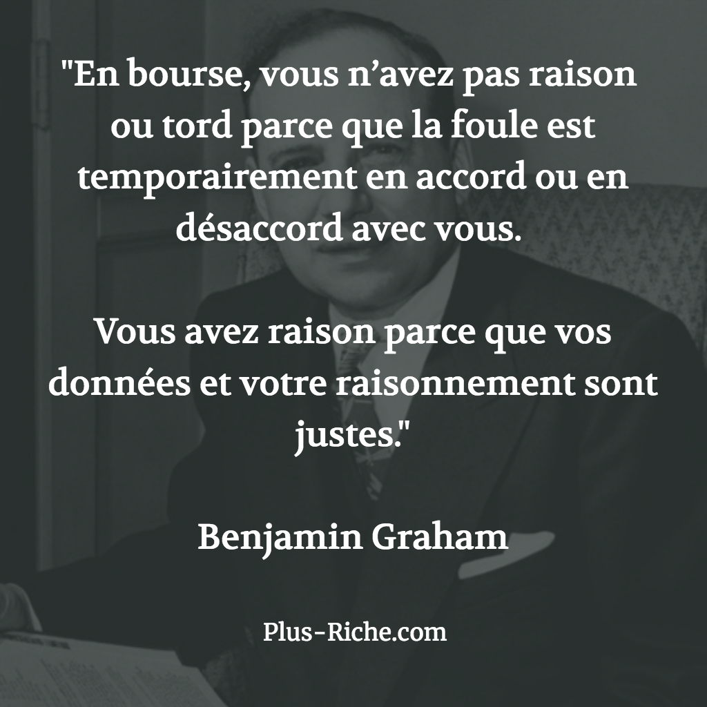 Benjamin Graham citation