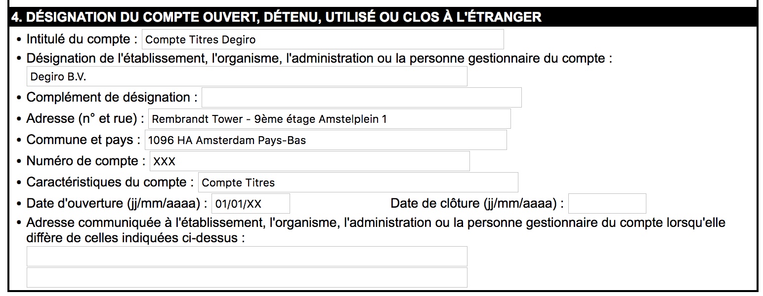 déclarer compte titres degiro 3916