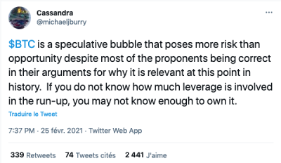 Michael Burry Bitcoin