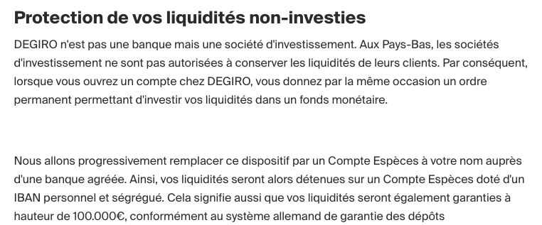 garantie dépots degiro 100 000 euros