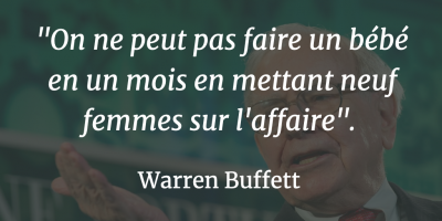 Warren Buffett citation bébé