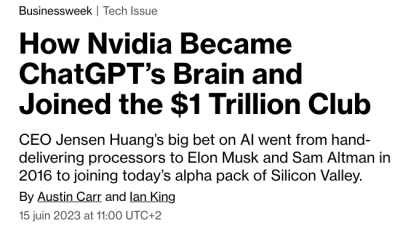 ChatGPT utilise Nvidia titre