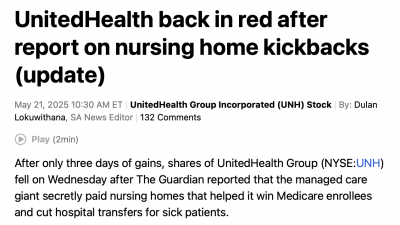 Unitedhealth news nursing home